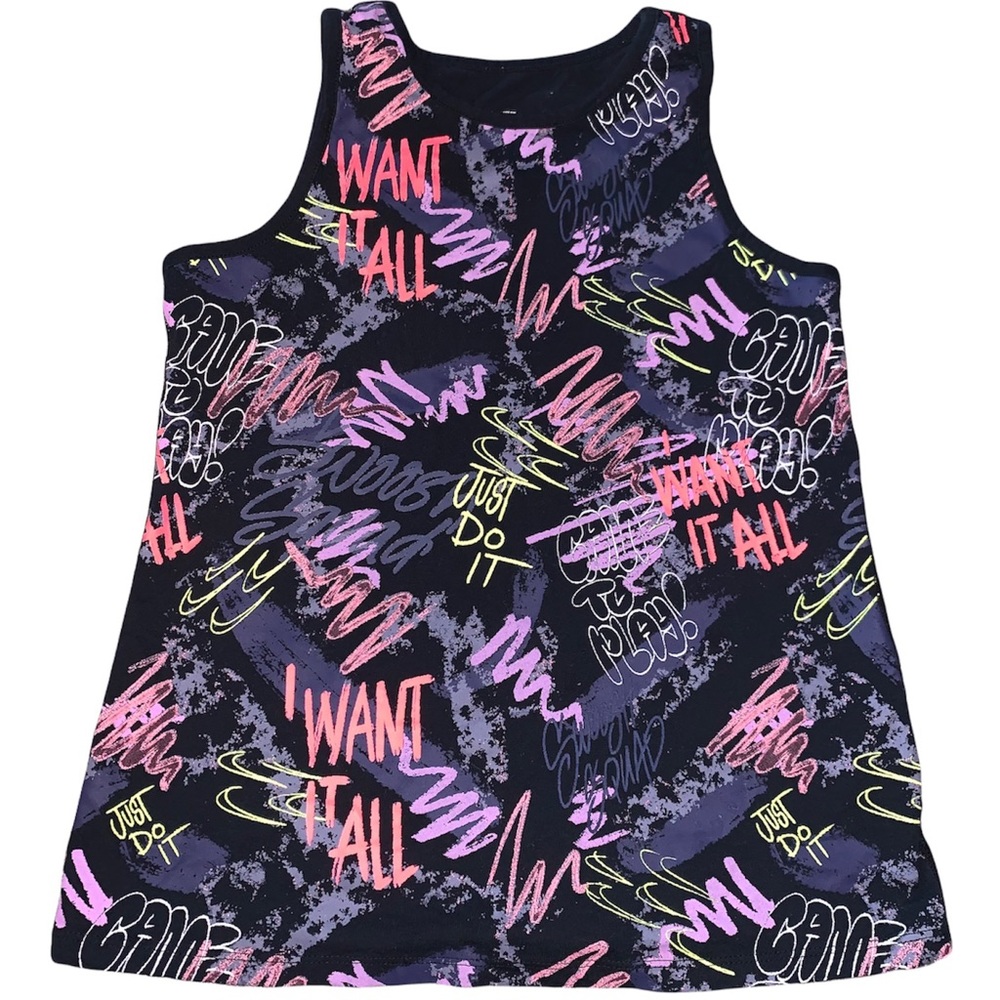 Nike Girls Sleeveless Graffiti Top